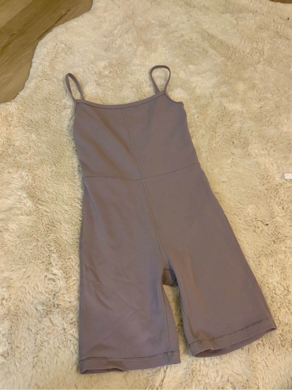 Wilfred Mauve Spaghetti-Strap Romper